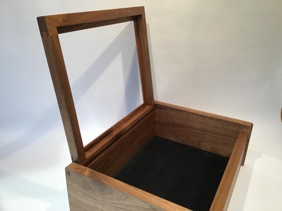 Picture of Black Walnut Embroidery Box
