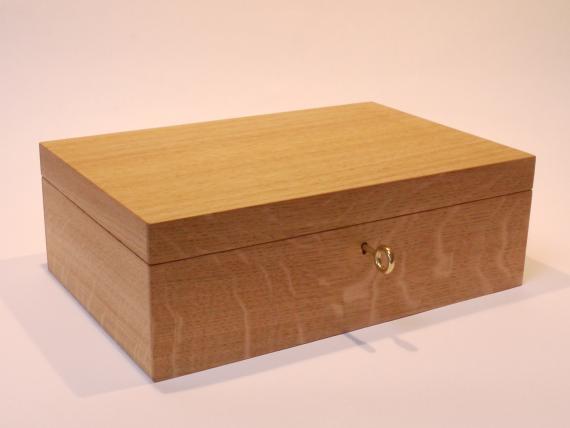 Plain Oak Desk Box